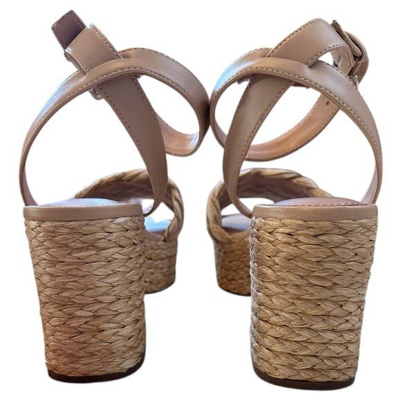 Marc Fisher Women's Braided Espadrille Platform Summer Sandals EUC, size 9.5 - Picture 4 of 9